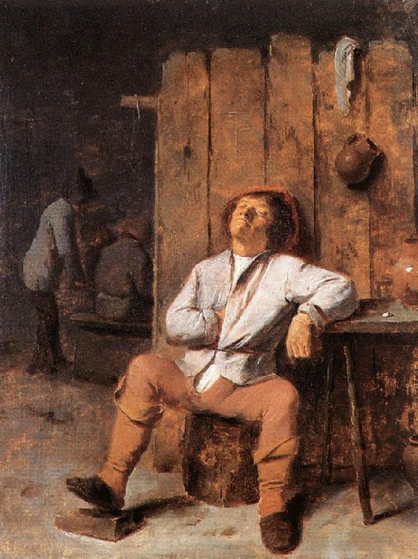 A Boor Asleep, BROUWER, Adriaen